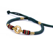 Buddha Stones FengShui Lucky Red String Couple Bracelet