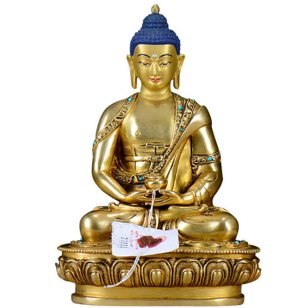 Buddha Stones Shakyamuni Compassion Copper Statue Decoration