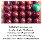 Buddha Stones 108 Mala Beads Nepal Bodhi Seed Luck Wealth Tassel Bracelet Mala Bracelet BS 13