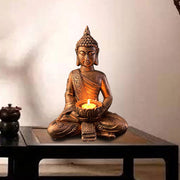 Buddha Stones Tibetan Buddha Blessing Decoration Candlestick Decoration BS 2