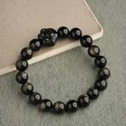 FREE Today: Absorbing Negative Energy Obsidian Cute Cat  Protection Bracelet FREE FREE Gold Sheen Obsidian Cat Claw 10mm