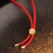 Buddha Stones Colorful Zircon Copper Wealth Luck Rotation Bracelet Necklace Pendant Bracelet Necklaces & Pendants BS 19
