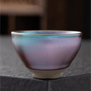 Buddha Stones Chinese Purple Pink Blue Jianzhan Kiln Change Porcelain Teacup Kung Fu Tea Cup