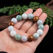 Buddha Stones Natural Jade Healing Protection Bracelet Bracelet BS 2