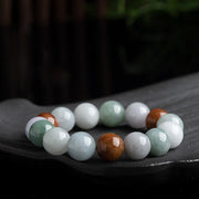 Buddha Stones Natural Jade Healing Protection Bracelet Bracelet BS 6