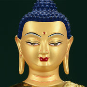 Buddha Stones Buddha Shakyamuni Figurine Enlightenment Copper Statue Home Offering Decoration Decorations BS 12