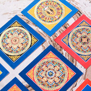 Buddha Stones Tibetan Handmade Thangka Painting Blessing Thangka Blind Box Random Color Pattern