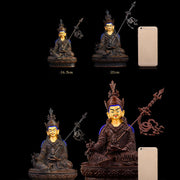 Buddha Stones Padmasambhava Buddha Figurine Serenity Copper Statue Home Decoration