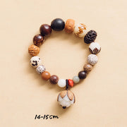 Buddha Stones Bodhi Seed Lotus Wisdom Peace Wrist Mala Bracelet Bracelet BS 5