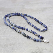 Buddha Stones Natural Blue Aventurine Lotus Peace Necklace Bracelet Bracelet Necklaces & Pendants BS 2