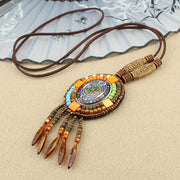 Buddha Stones Mandala Pattern Beads Creativity Necklace Pendant Necklaces & Pendants BS Mandala