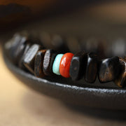 Buddha Stones Agarwood Red Agate Balance Bracelet