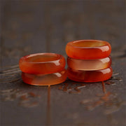 Buddha Stones Various Agate Stone Success Ring Ring BS 3