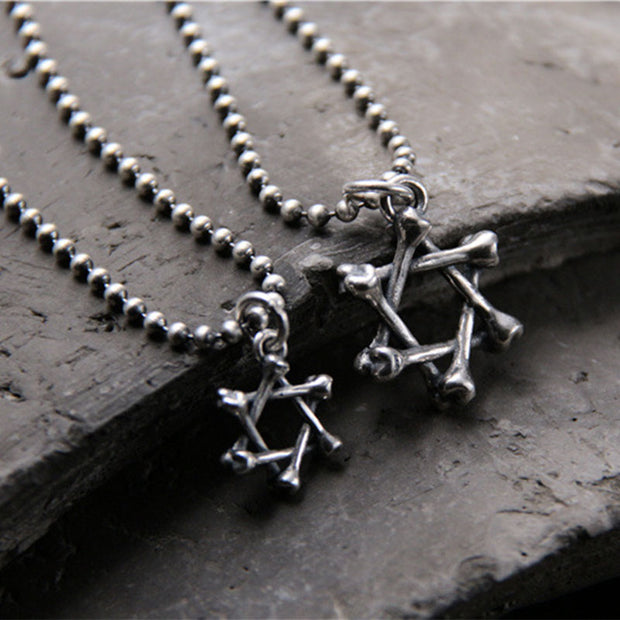 925 Sterling Silver Star of David Hope Protection Necklace Necklaces & Pendants BS 2