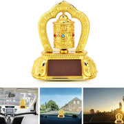 Buddha Stones Tibetan Solar Energy Blessing FengShui Car Decoration Decoration BS 5