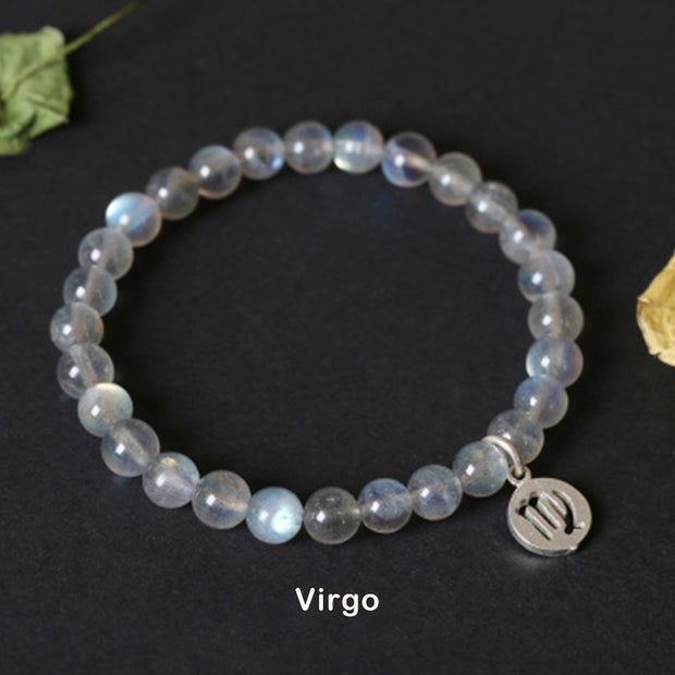12 Constellations of the Zodiac Moonstone Charming Bracelet Bracelet BS Virgo