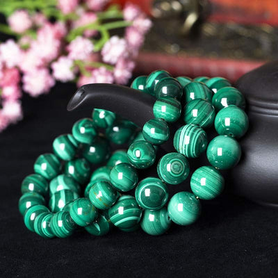 Buddha Stones Natural Malachite Protection Calmness Bracelet Bracelet BS main