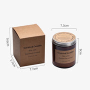 Buddha Stones Amber Moss Teak Cedar Fragrance Meditation Prayer Scented Aromatherapy Soy Wax Candle