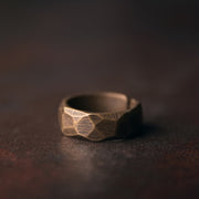 Buddha Stones Tibetan Simple Design Copper Wealth Ring Ring BS 13
