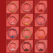 Buddha Stones Handmade Year of the Dragon Cute Chinese Zodiac Luck Braided Bracelet Bracelet BS 23