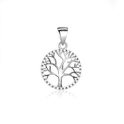 Buddha Stones The Tree of Life 925 Sterling Silver Creation Necklace Pendant