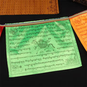 Buddha Stones Tibetan 5 Colors Windhorse Auspicious Outdoor Prayer Flag