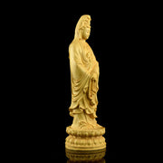 Buddha Stones Avalokitesvara Boxwood Blessing Home Decoration Decorations BS 3