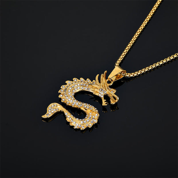 FREE Today: Brings Unexpected Luck Dragon Protection Necklace Pendant FREE FREE 2