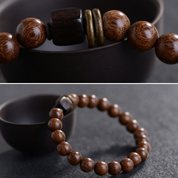 Buddha Stones Phoebe Zhennan Wood Spirituality Bracelet