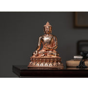 Buddha Stones Gautama Shakyamuni Buddha Figurine Serenity Copper Statue Home Decoration Decorations BS 11