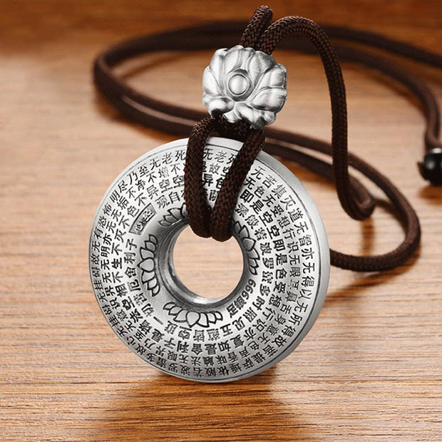 Buddha Stones Handmade Tibetan Mantra Lotus Purity Necklace Bracelet BS 6