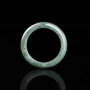 Buddha Stones Natural Jade Abundance Healing Ring Ring BS 7