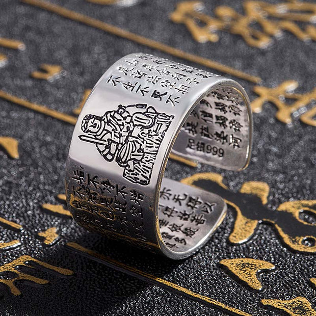 Buddha Stones FengShui Buddha Chinese Zodiac Protection Adjustable Ring Ring BS Rooster