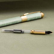 Buddha Stones Natural Jade Luck Pen With Gift Box Pen BS 2