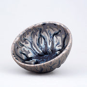 Buddha Stones Handmade Tea Tree Design Chinese Jianzhan Ceramic Teacup Kung Fu Tea Cup
