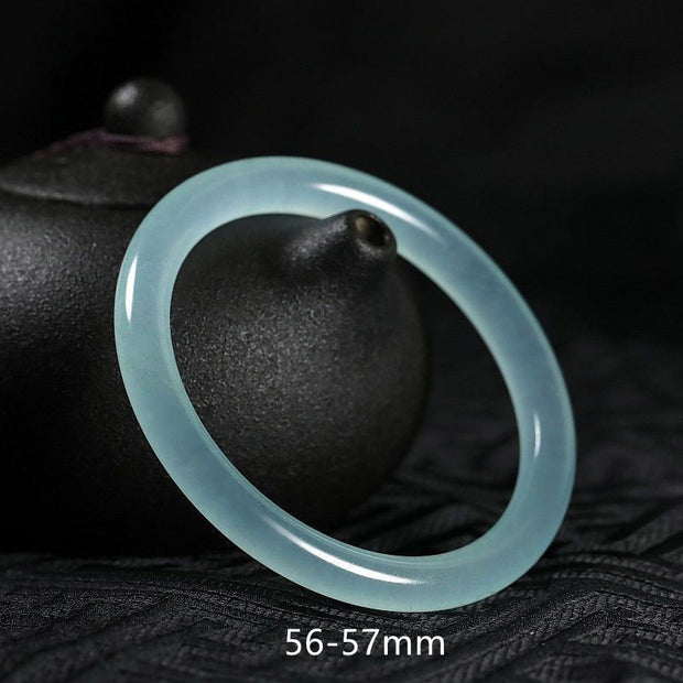 Buddha Stones Natural Jade Healing Blessing Bangle Bracelet (Extra 30% Off | USE CODE: FS30)