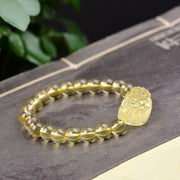Buddha Stones FengShui Citrine PiXiu Wealth Bracelet Bracelet BS 3