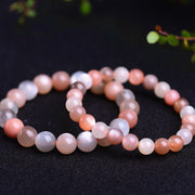 Buddha Stones Natural Moonstone Wealth Positive Bracelet Bracelet BS 5
