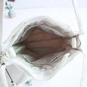 Buddha Stones Embroidery Flower Pattern Canvas Shoulder Bag Tote Bag Crossbody Bag Bag BS 4