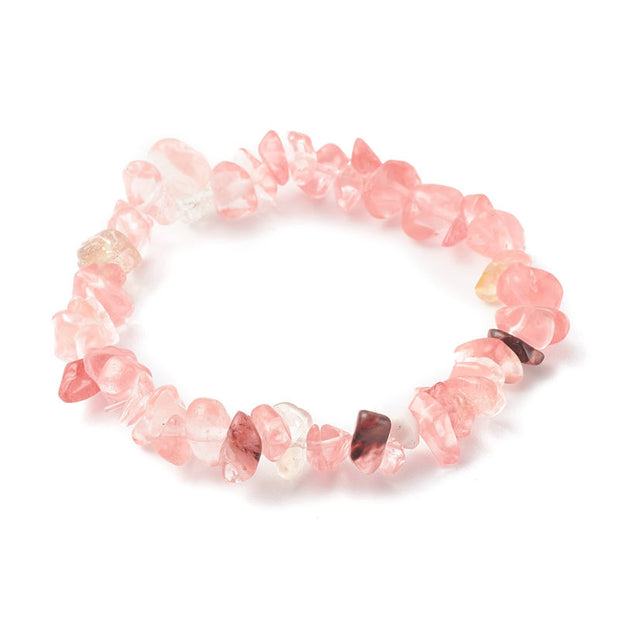 Buddha Stones Amethyst Lazurite Various Crystal Stone Healing Positive Bracelet Bracelet BS Pink Crystal