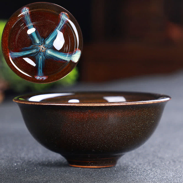 Buddha Stones Colorful Ceramic Teacup Home Office Tea Cups