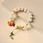 Buddha Stones Natural Bodhi Seed Lotus Pumpkin Bead Peace Harmony Bracelet Bracelet BS 1
