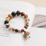 Buddha Stones Bodhi Seed Lotus Wisdom Peace Wrist Mala Bracelet Bracelet BS 15